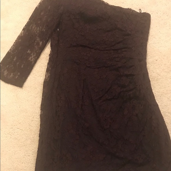 EXPRESS LACE ONE SHOULDER DRESS - Picture 4 of 4